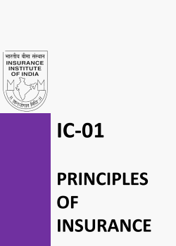 IC-01 Principles of Insurance