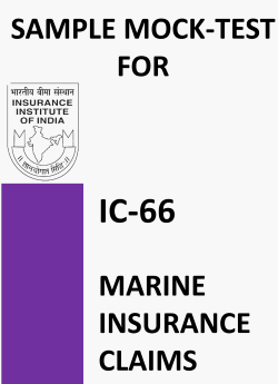 IC-66 Marine Insurance Claims