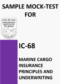 IC-68 Marine Cargo Insurance Principles and Underwriting